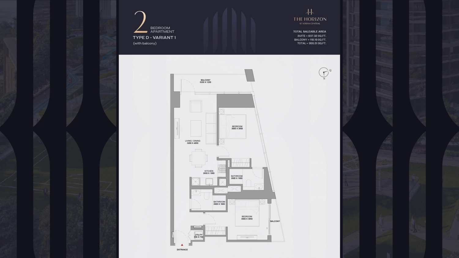 2 BR - Type A